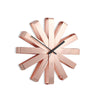 Umbra Ribbon Wall Clock, Copper