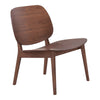 Priest Lounge Chair Walnut, 2/Pack