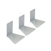 Umbra Conceal Floating Wall Shelf, Small, Silver, 3/Pack