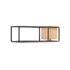Umbra Cubist Wall Shelf, Small, Black