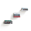 Umbra Conceal Floating Wall Shelf, Small, Silver, 3/Pack