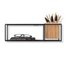 Umbra Cubist Wall Shelf, Small, Black