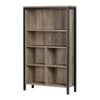 South Shore Munich 6-Shelf Bookcase with Cube, Oak