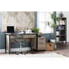 South Shore Munich 6-Shelf Bookcase with Cube, Oak