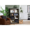 South Shore Munich 6-Shelf Bookcase with Cube, Oak