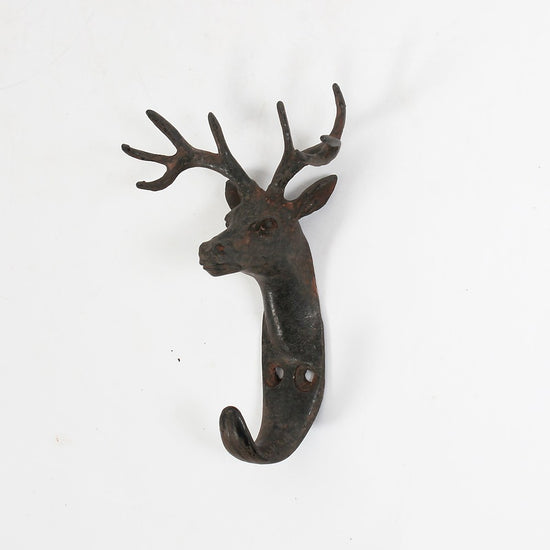 Tacey Deer Head Rustic Wall Hook