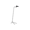 Dainolite 1LT Floor Lamp 63 x 20 x 25 in Matte Black