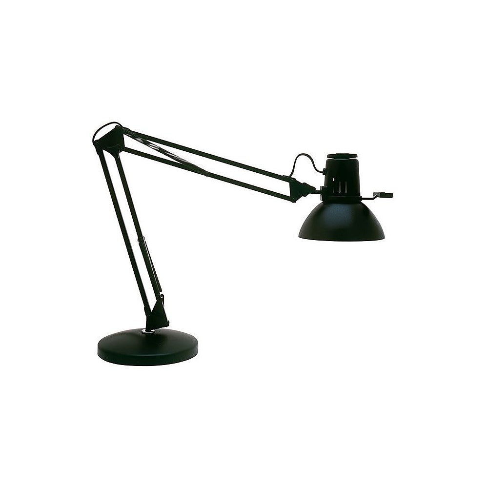 Dainolite 36in Task Lamp With Heavy Base, Black