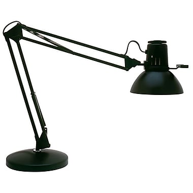 Dainolite 36in Task Lamp With Heavy Base, Black