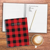 Tf Publishing Buffalo Plaid Lined Spiral Journal 7