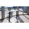 Autonomous SmartDesk Height-Adjustable Standing Desk with Single Motor, Black Frame with White Classic Top