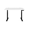 Autonomous SmartDesk Height-Adjustable Standing Desk with Single Motor, Black Frame with White Classic Top