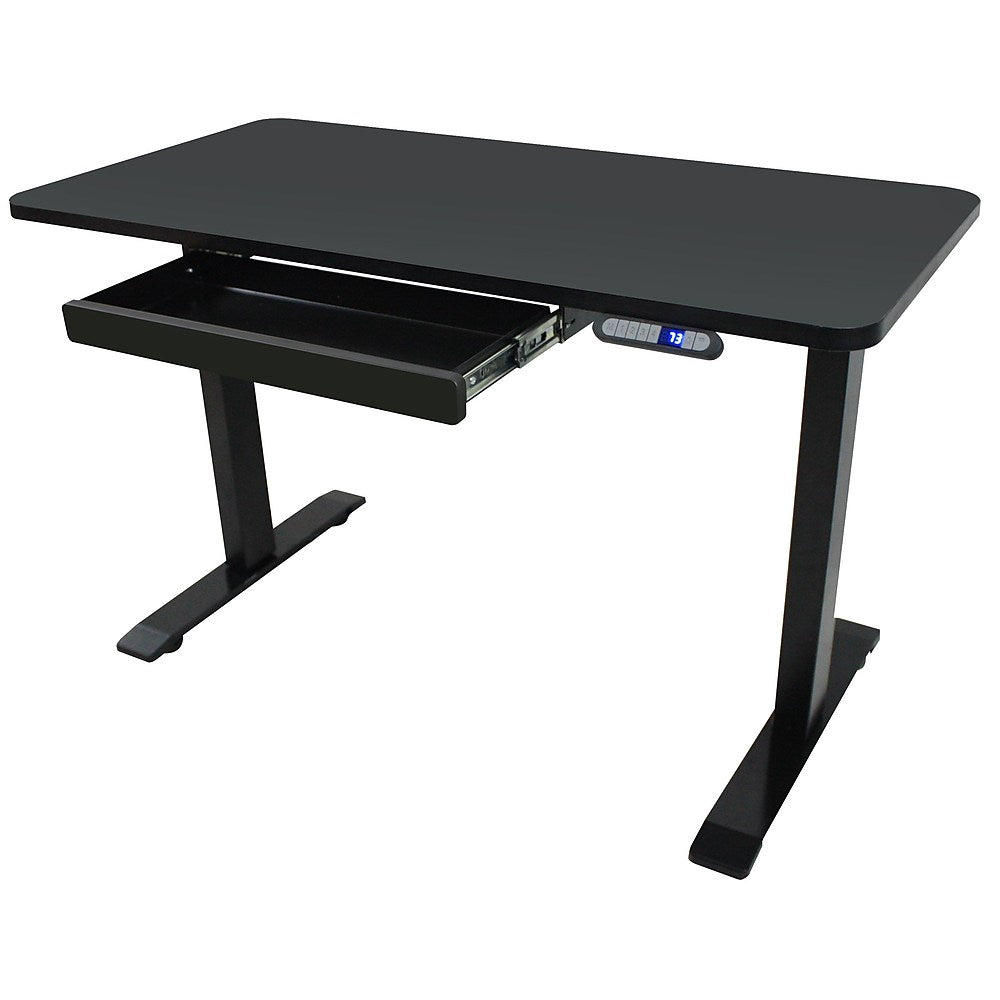 Motionwise Electric Height Adjustable Desk, Black
