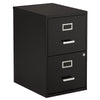 2-Drawer Vertical Letter File Cabinet, Black