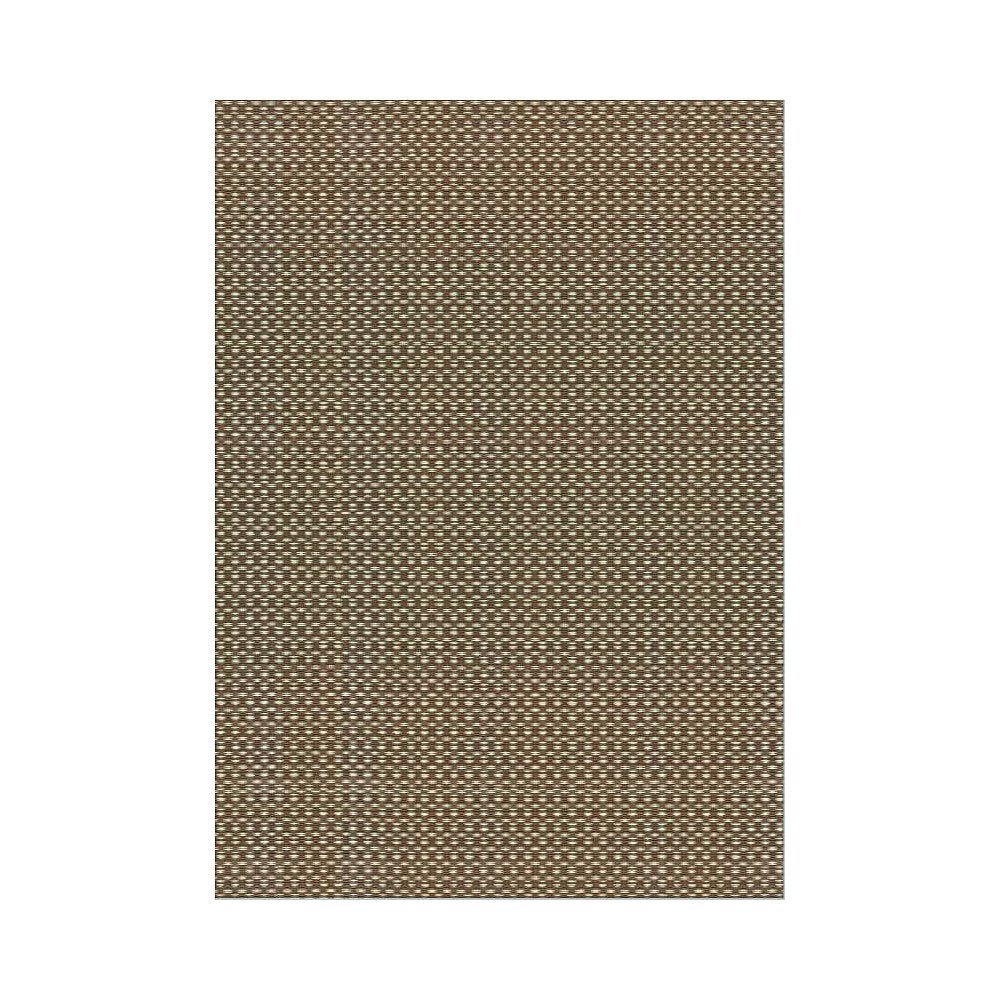 Mad Mats Basic Outdoor Reversible Rug, Brown/Ginko