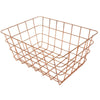 Cathay Importers Copper Rect Wire Basket