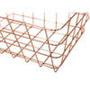 Cathay Importers Copper Rect Wire Basket
