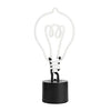 Lightbulb Neon Desk Light by Amped & Co