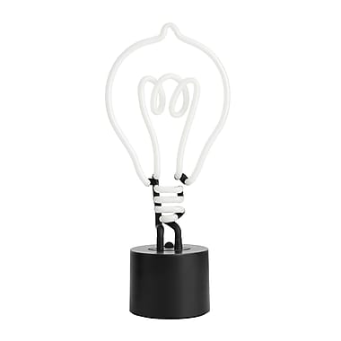 Lightbulb Neon Desk Light by Amped & Co