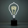 Lightbulb Neon Desk Light by Amped & Co