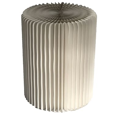 Tundra Folding Paper Stool, White