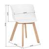 Dew Dining Chair, White