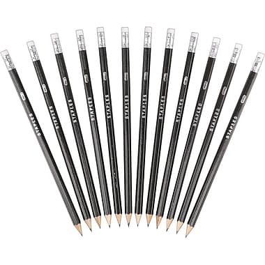Staples® Graphite Pencils, 12/Pack